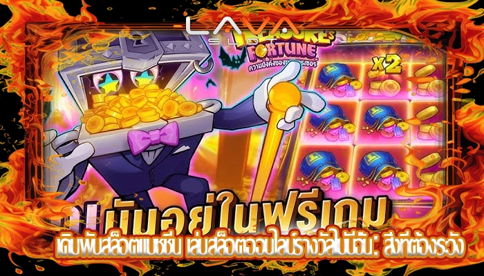 เดิมพันสล็อตแมชชีน เล่นสล็อตออนไลน์รางวัลไม่มีอั้นสิ่งที่ต้องระวัง